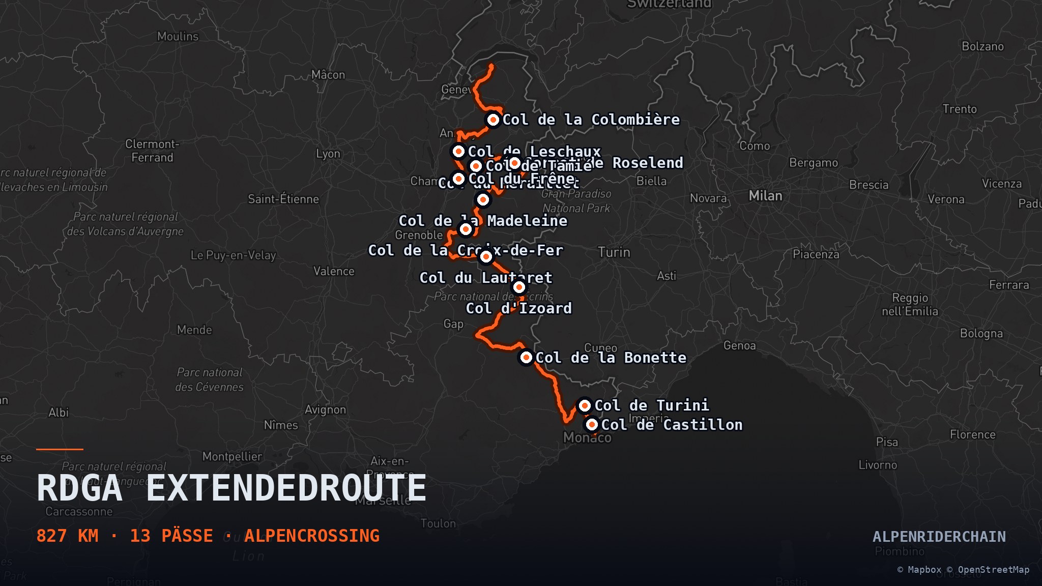 RdGA Extendedroute Route