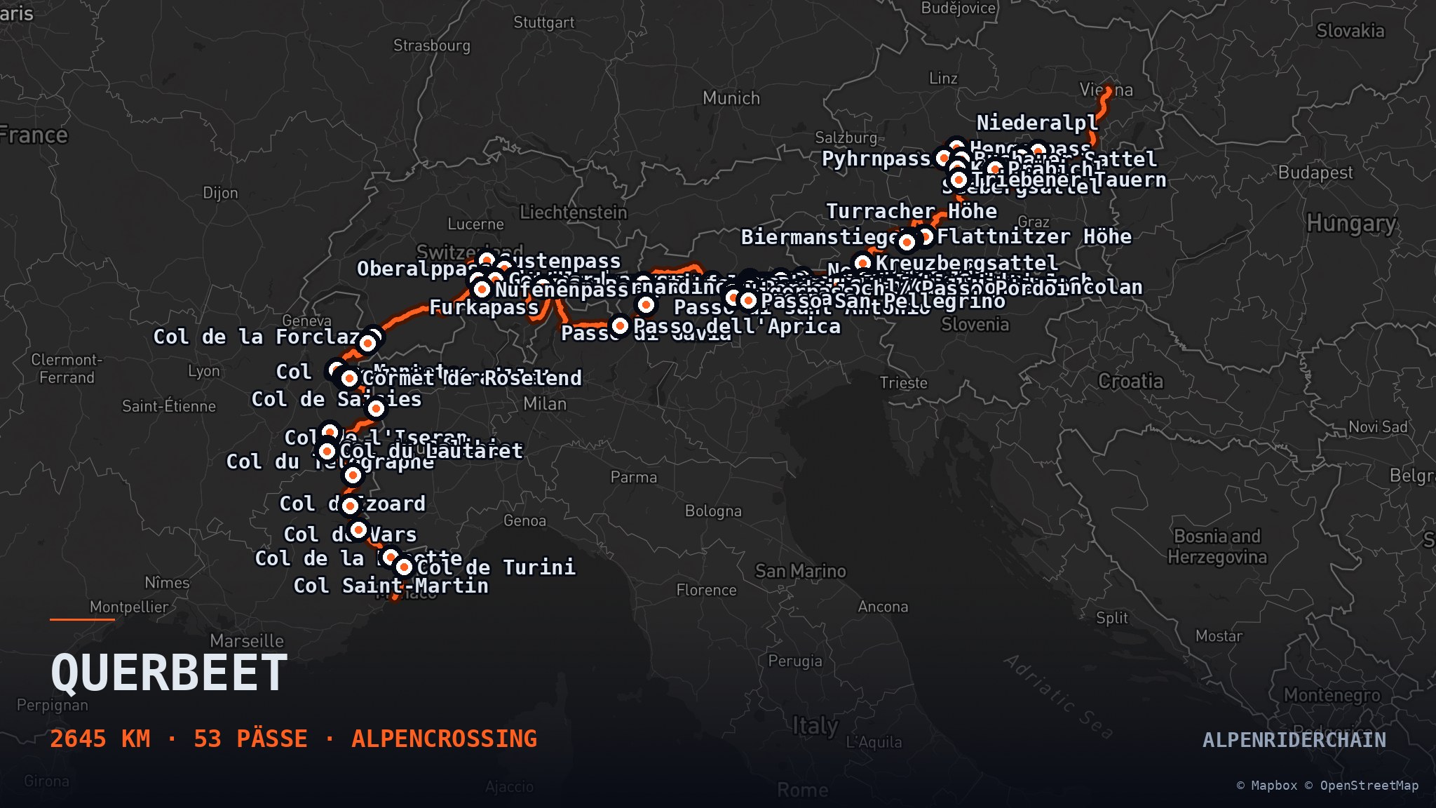 Querbeet Route