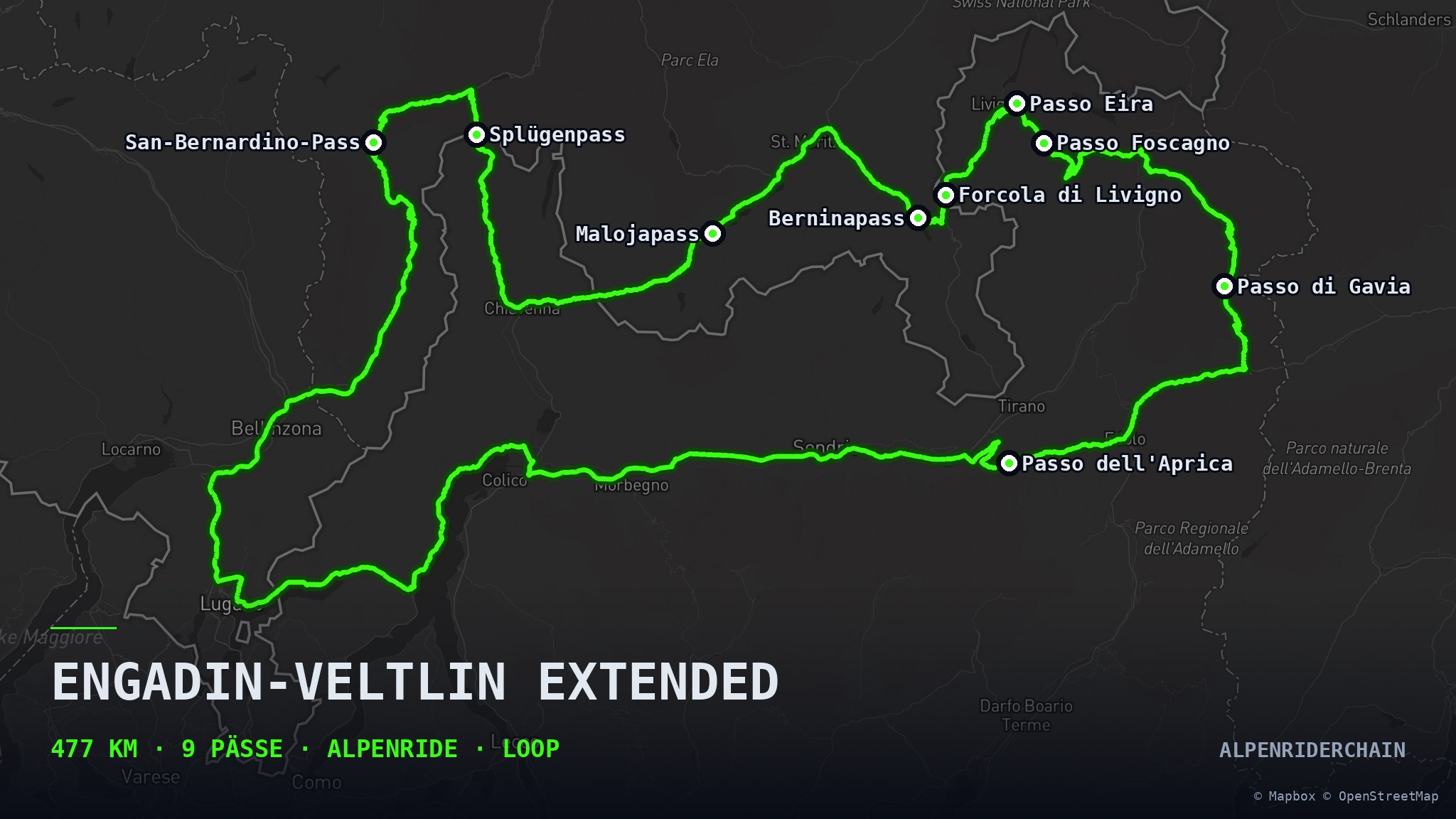 Engadin-Veltlin Extended Route