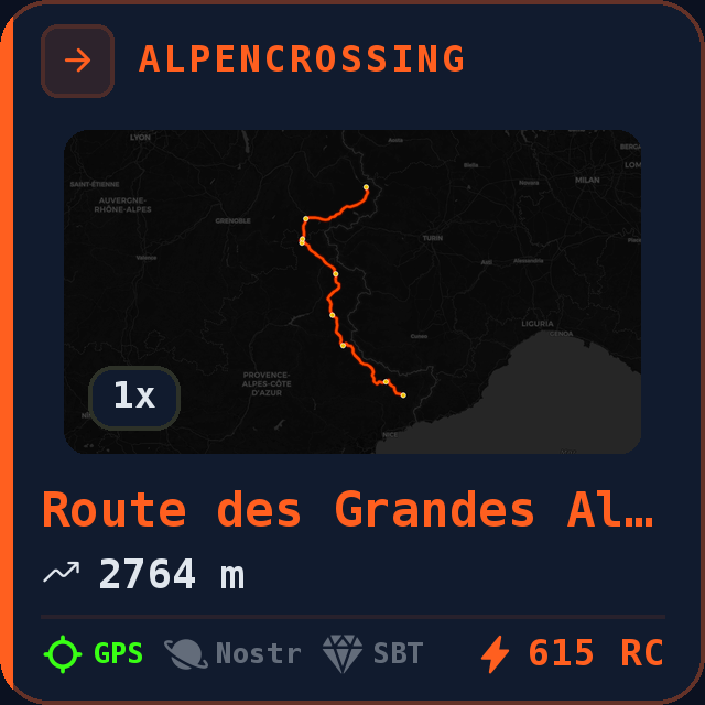 Route des Grandes Alpes Variante 1