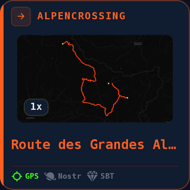 Route des Grandes Alpes Variante 1