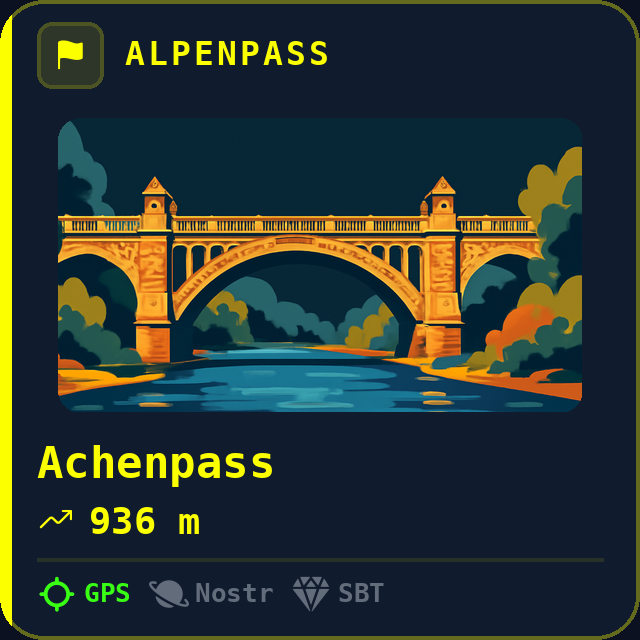 Achenpass — 936m