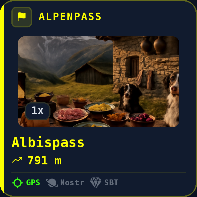 Albispass — 791m