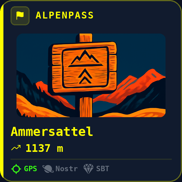 Ammersattel — 1137m