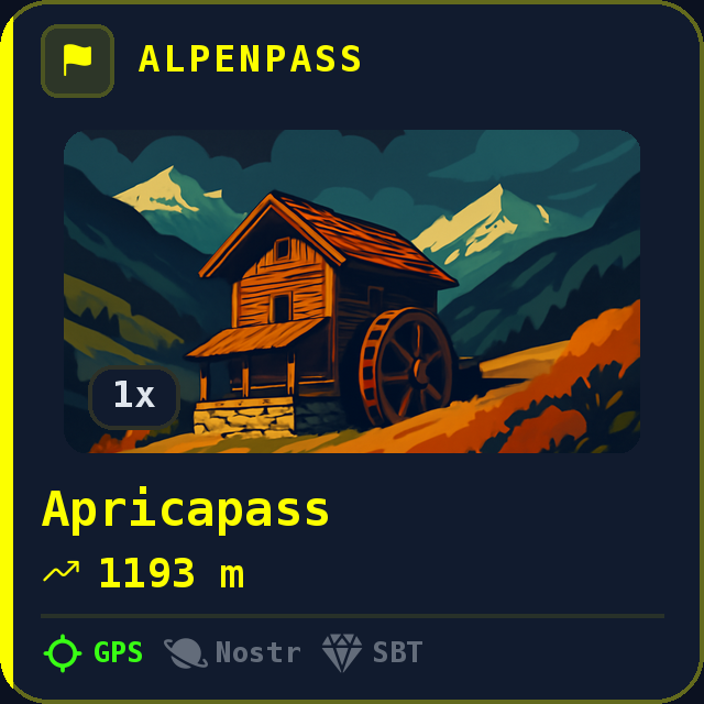 Apricapass — 1193m