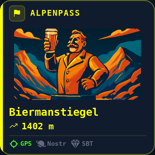 Biermanstiegel — 1402m