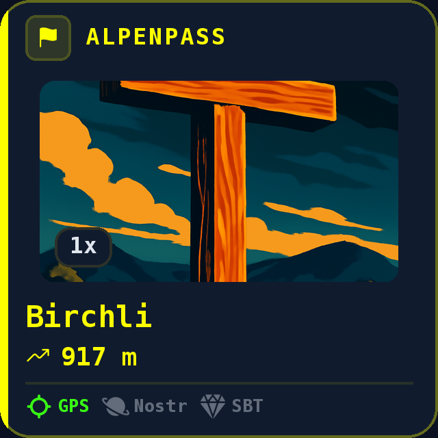 Birchli — 917m