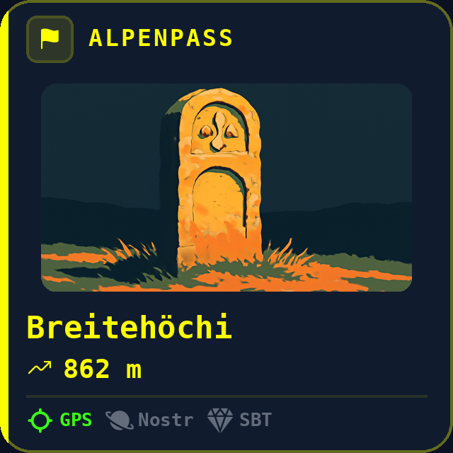 Breitehöchi — 862m