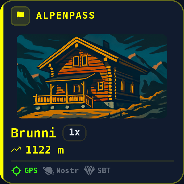 Brunni — 1122m