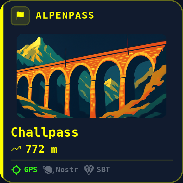 Challpass — 772m