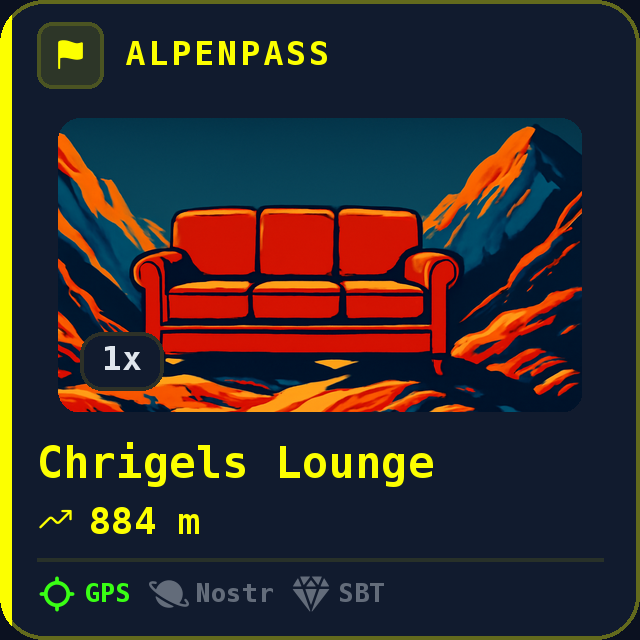 Chrigels Lounge — 884m