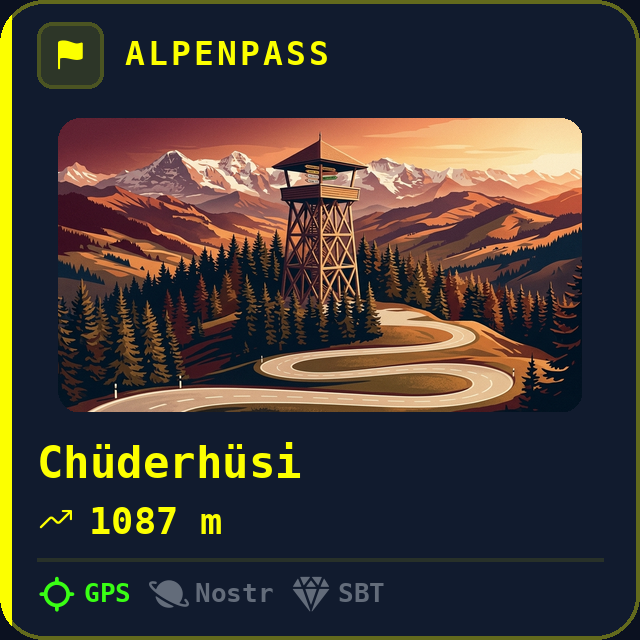 Chüderhüsi — 1087m