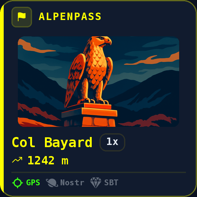 Col Bayard — 1242m