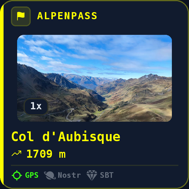 Col d'Aubisque — 1709m