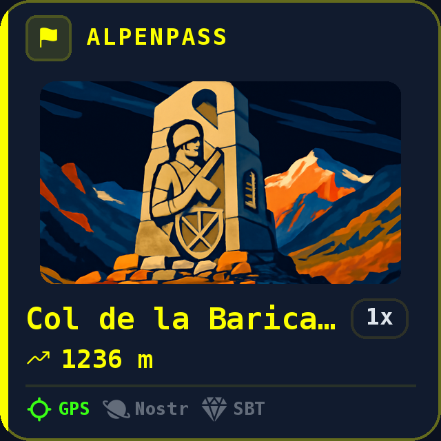 Col de la Baricaude — 1236m