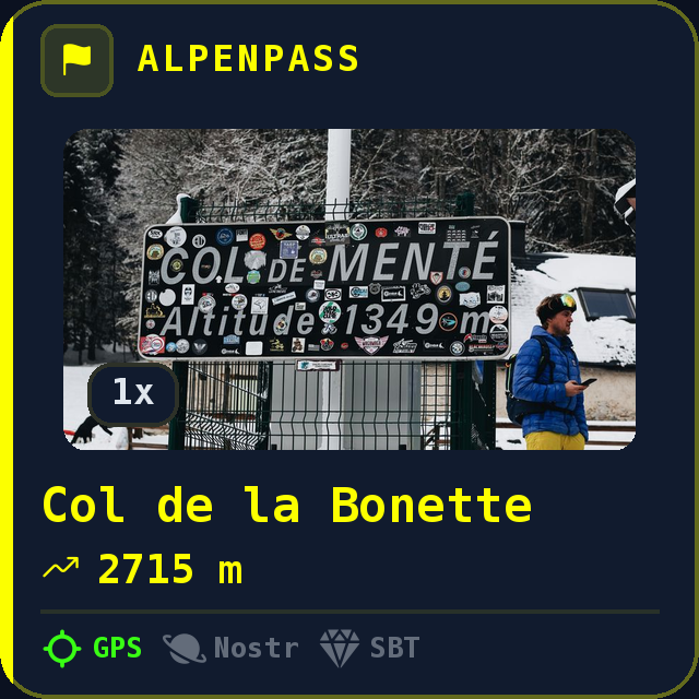 Col de la Bonette — 2715m