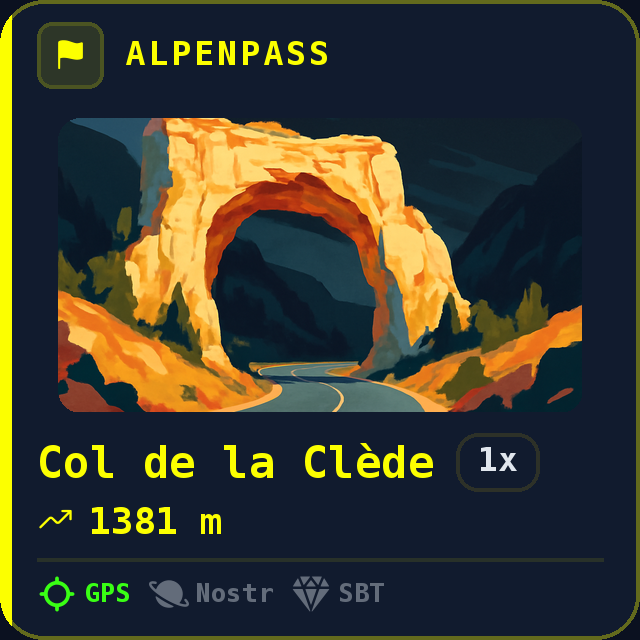 Col de la Clède — 1381m