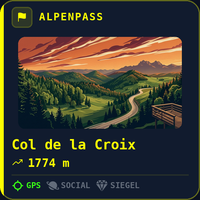 Col de la Croix — 1774m