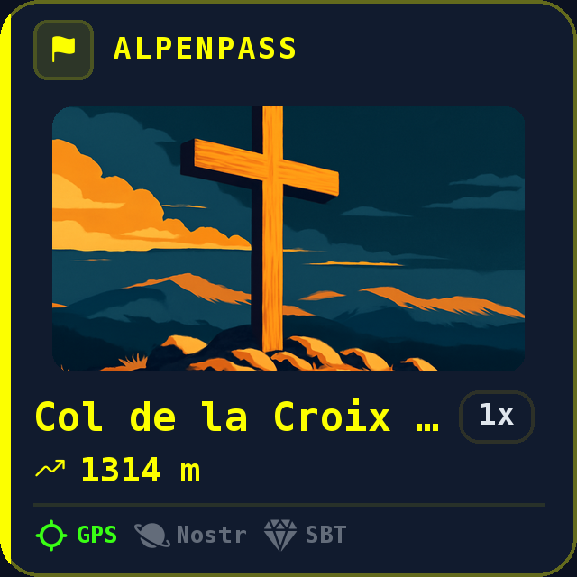 Col de la Croix de Bauzon — 1314m