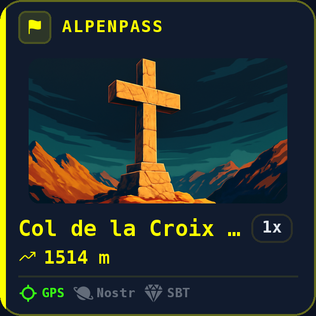 Col de la Croix de Boutieres — 1514m