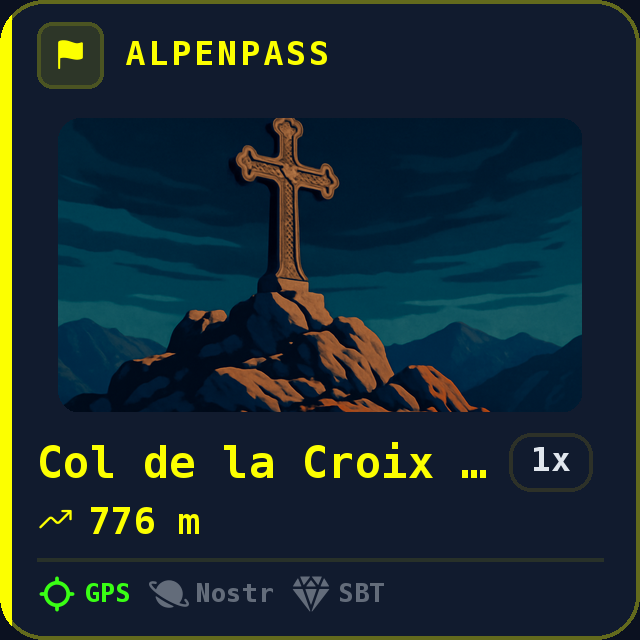 Col de la Croix de Millet — 776m