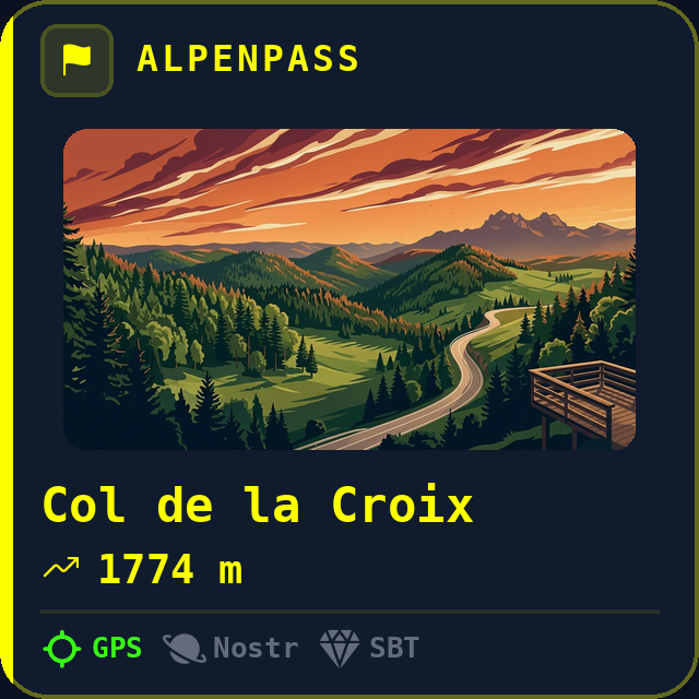 Col de la Croix — 1774m