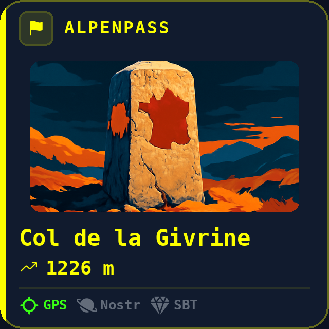 Col de la Givrine — 1226m