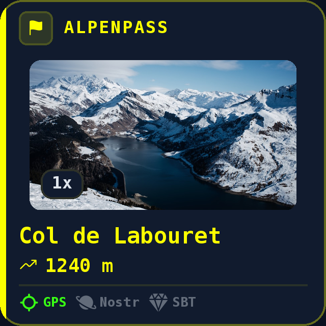 Col de Labouret — 1240m