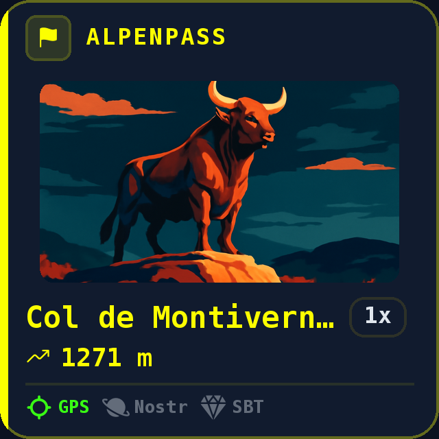 Col de Montivernoux — 1271m