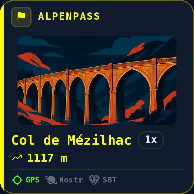 Col de Mézilhac — 1117m