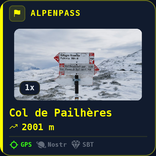 Col de Pailhères — 2001m