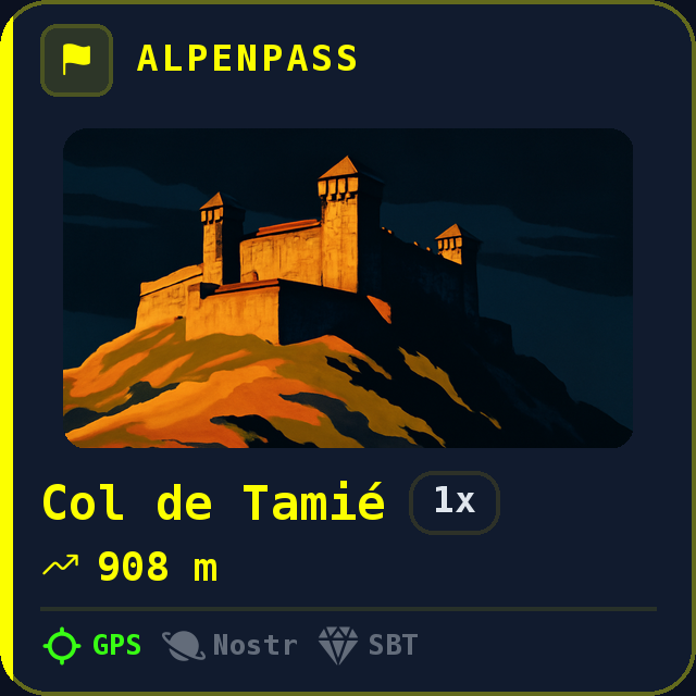 Col de Tamié — 908m