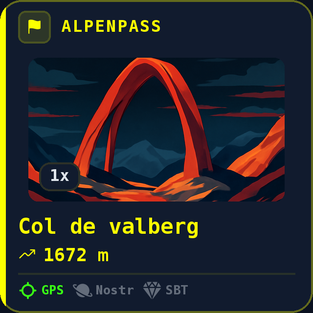 Col de valberg — 1672m