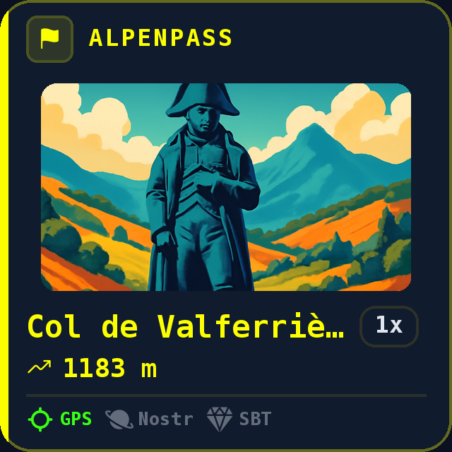 Col de Valferrière — 1183m