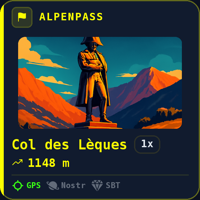 Col des Lèques — 1148m