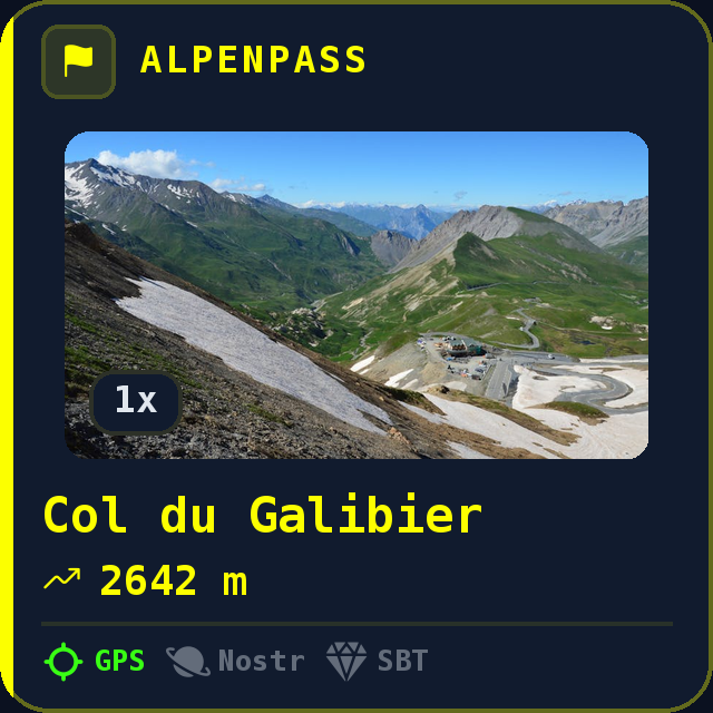 Col du Galibier — 2642m