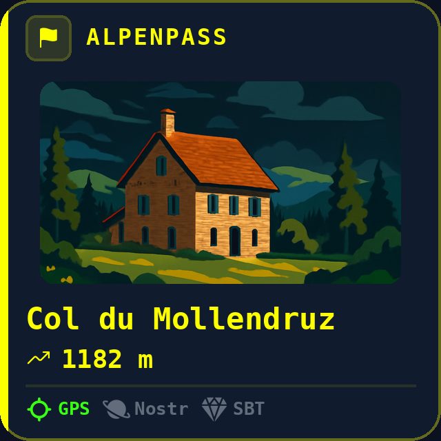 Col du Mollendruz — 1182m