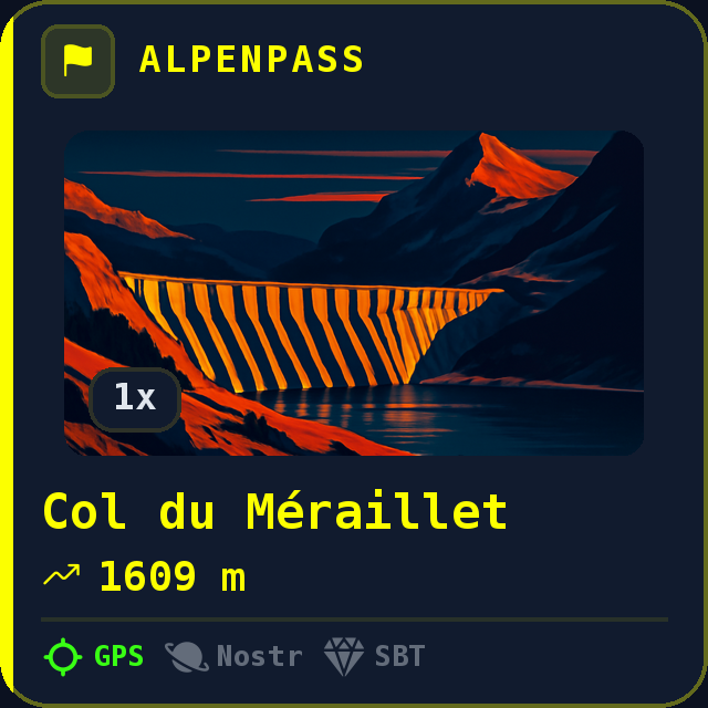Col du Méraillet — 1609m