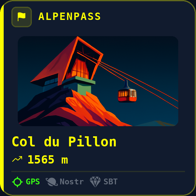 Col du Pillon — 1565m