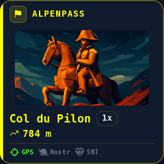 Col du Pilon — 784m