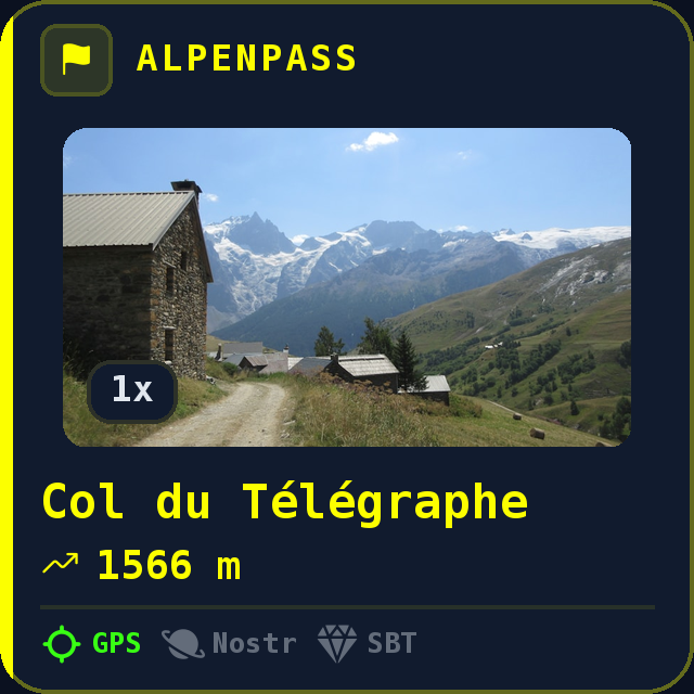 Col du Télégraphe — 1566m