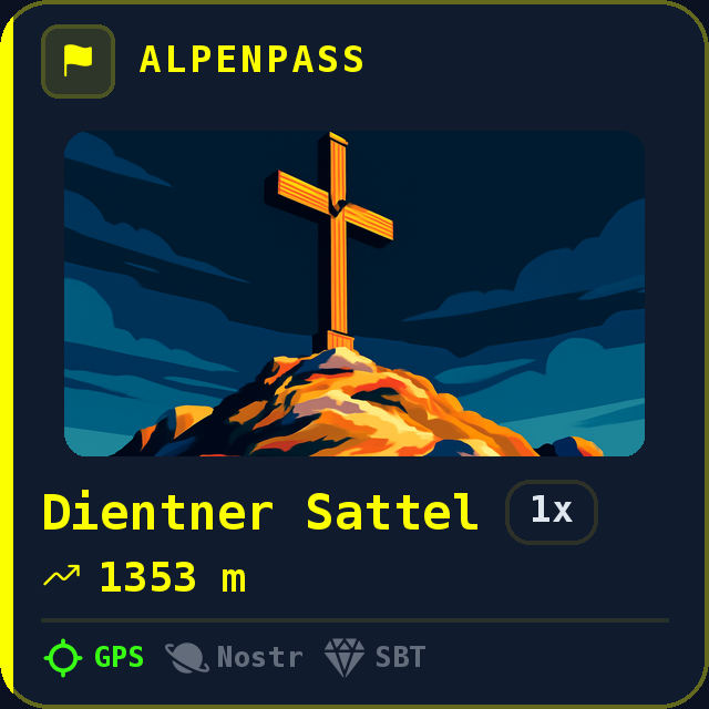 Dientner Sattel — 1353m