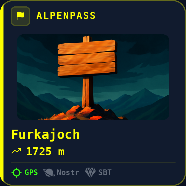 Furkajoch — 1725m