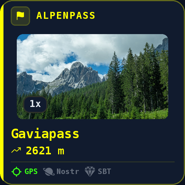 Gaviapass — 2621m