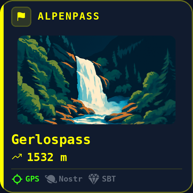 Gerlospass — 1532m