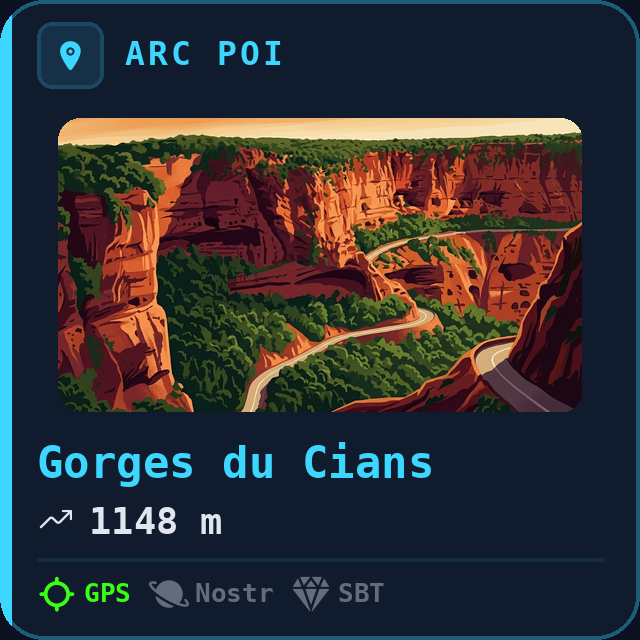 Gorges du Cians — 1148m
