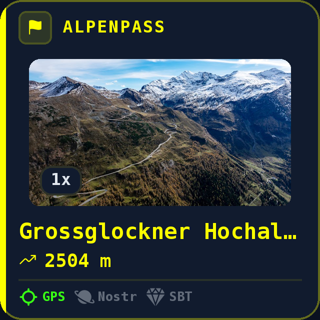Grossglockner Hochalpenstrasse — 2504m