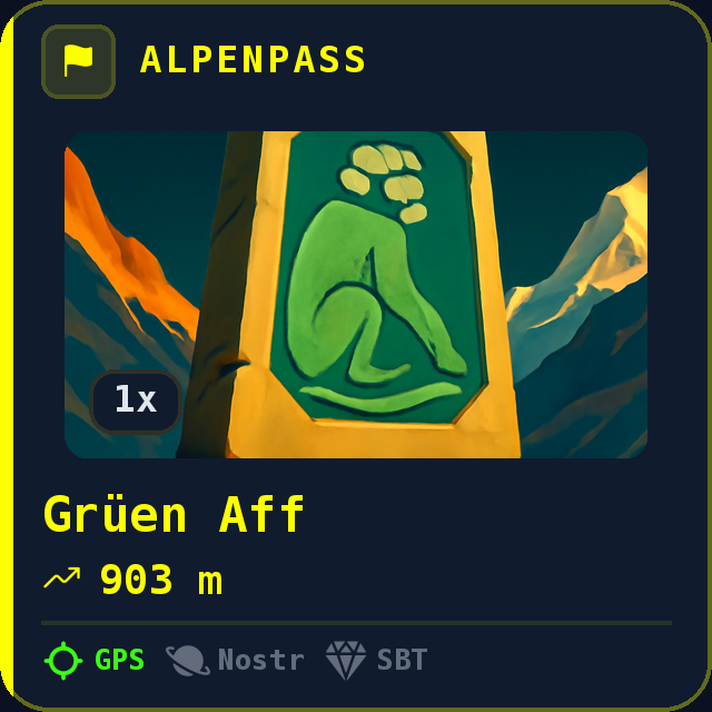 Grüen Aff — 903m