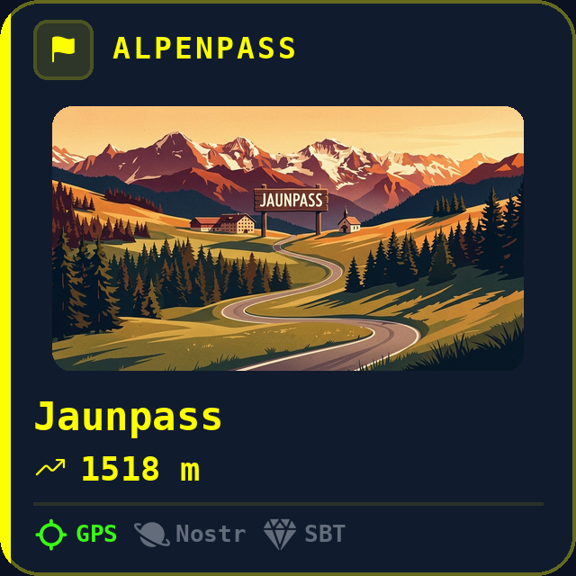 Jaunpass — 1518m