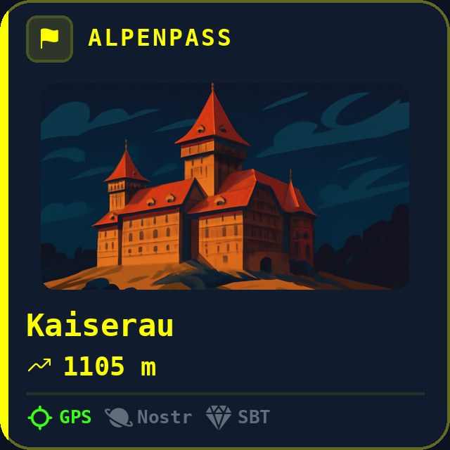 Kaiserau — 1105m